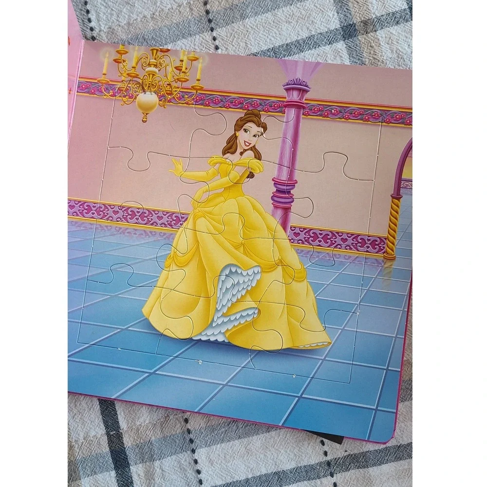 Disney Princess My First Princess Puzzle Book 5 Puzzles Ariel Belle Tiana board